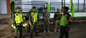 Sinergitas Koramil 05/Bantar Gebang Bersama Satpol PP dan Linmas Gelar Patroli Malam Jaga Wilayah