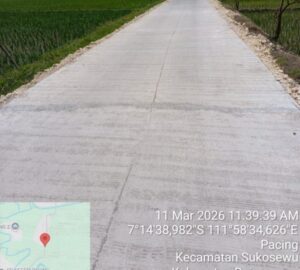 Proyek Beton Desa Pacing Disorot, Inspektorat Diminta Audit Kualitas Pekerjaan