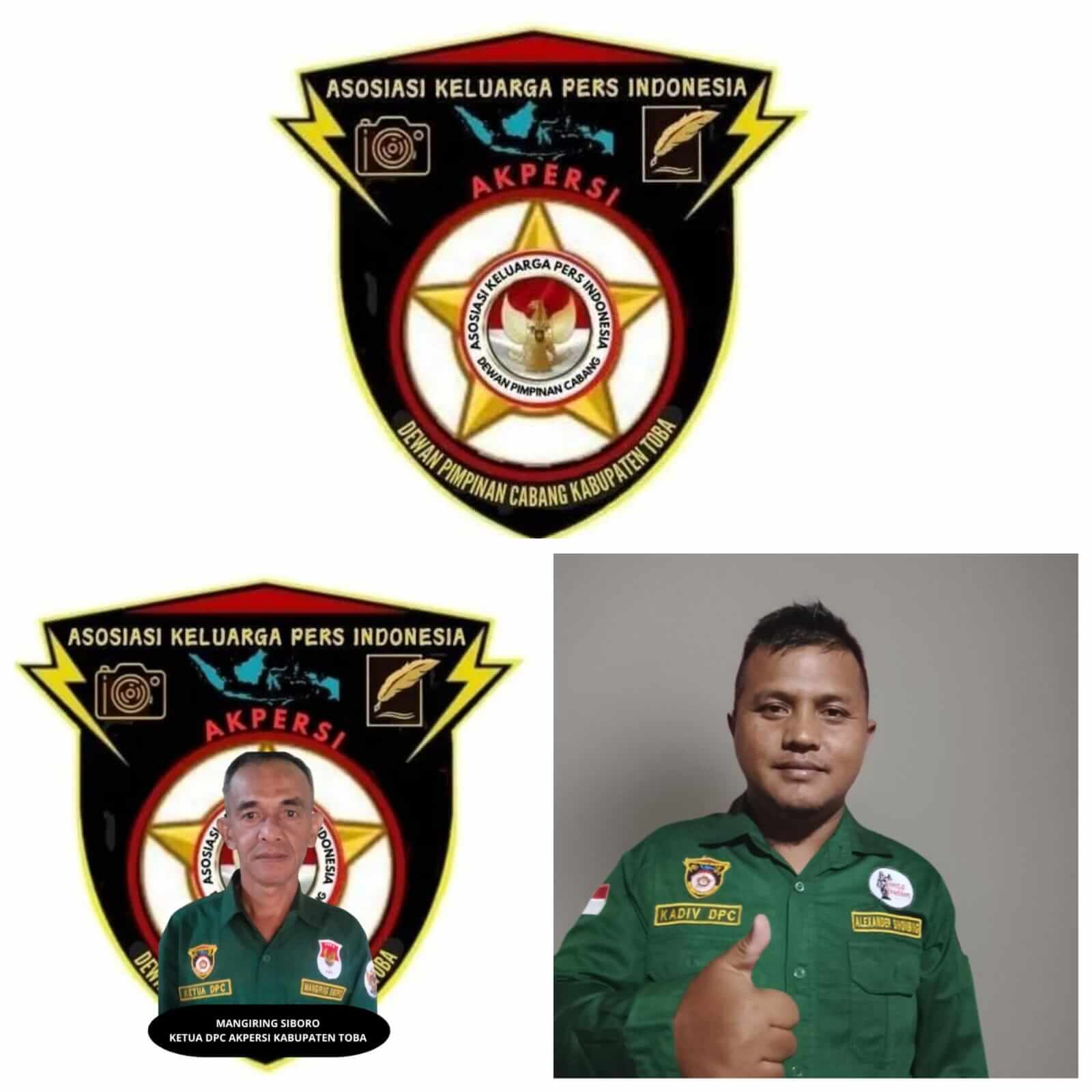 Foto: Ketua Dewan Pimpinan Cabang Asosiasi Keluarga Pers Indonesia (DPC AKPERSI) Kabupaten Toba