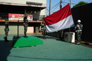 Upacara Bendera 17-an di Makorem 052/Wkr, Tekankan Nasionalisme di Bulan Suci Ramadhan