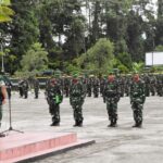 Dandim 1710/Mimika Pimpin Upacara 17-an, Bacakan Amanat Pangdam XVII/Cenderawasih