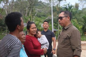 ‎Bupati Taput Tinjau Huntara Sibalanga dan Siapkan Lahan Huntap di Pagaran Lambung I