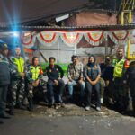 Antisipasi Kejahatan Suasana Idul Fitri, Koramil 03/Teluk Pucung Patroli Malam Bersama Linmas dan Mitra Jaya
