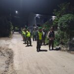 Koramil 01/Kranji Bersama Linmas dan Mitra Jaya, Patroli Rumah Warga yang Ditinggal Mudik