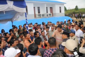 ‎Bupati Tapanuli Utara sambut Kunker Menteri PKP dan Mendagri Tinjau Progress Pembangunan Huntap