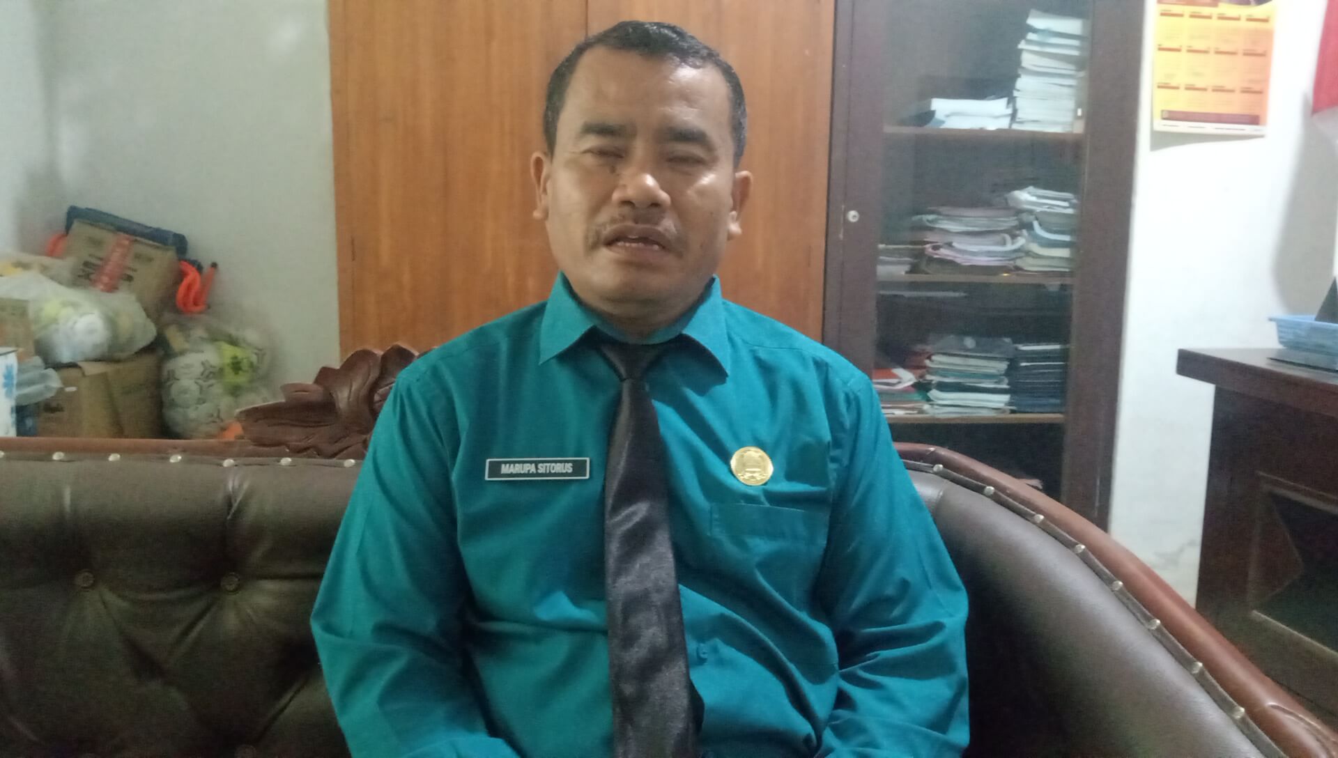 Plt. Kepala SMA Negeri 1 Siantar Narumonda, Marupa Sitorus.