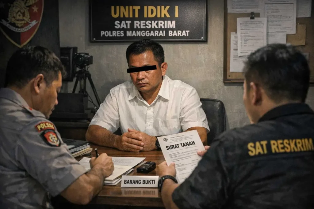 Diduga Memalsukan Surat Tanah, Oknum DPRD Manggarai Barat Diperiksa