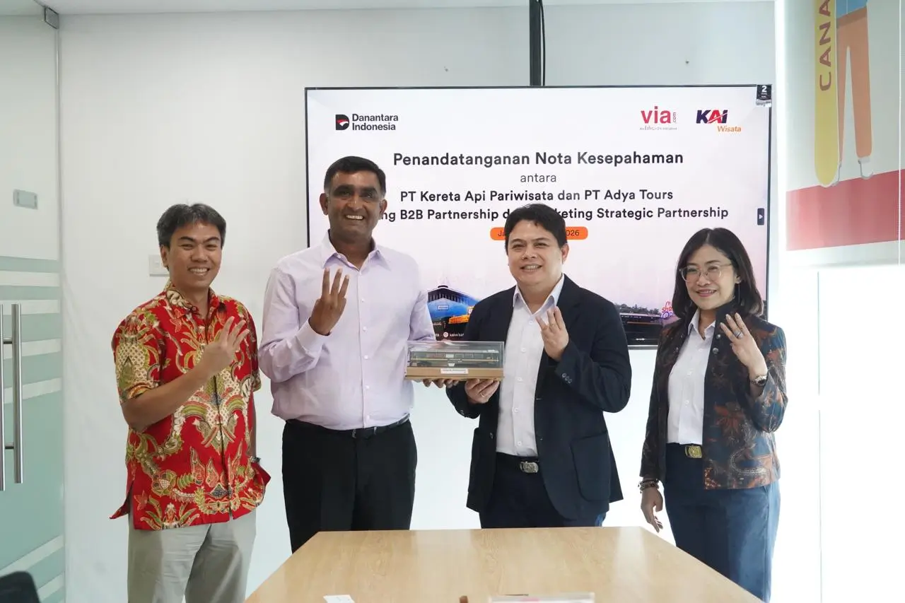 Partnership B2B KAI Wisata dengan Adya Tours