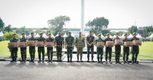 Pangdam Jaya Buka Bazar Murah, Salurkan Bingkisan Ramadhan untuk Prajurit dan Warakawuri