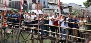 Pembangunan Jembatan Garuda Dimulai, Kodim 0502/JU Dukung Aksesibilitas Warga Pademangan Timur