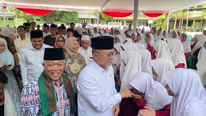 Foto: Menteri bidang koordinator pangan saat kunjungan kerja di Bojonegoro