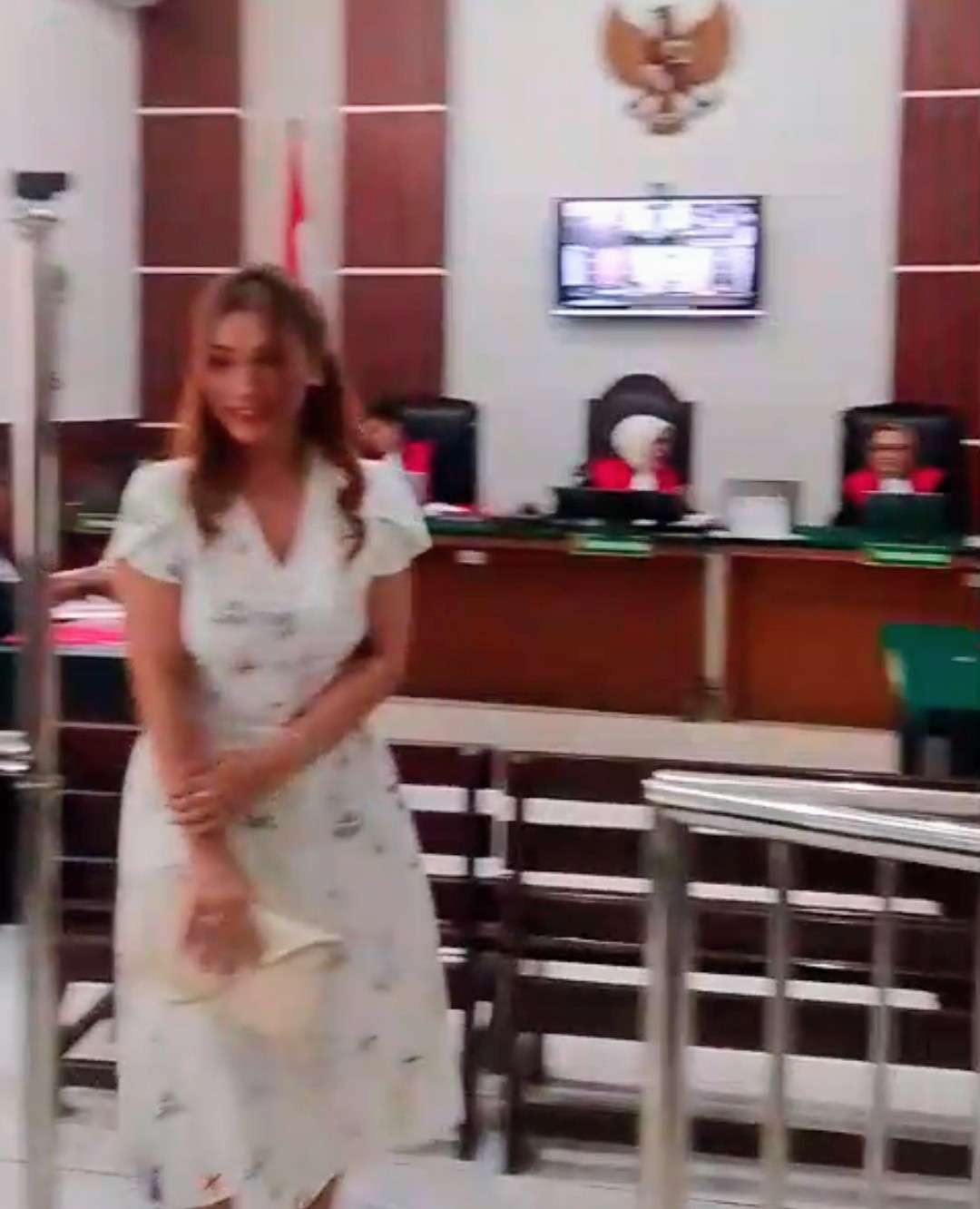 Foto: Suasana persidangan kasus penganiayaan di Pengadilan Negeri Surabaya