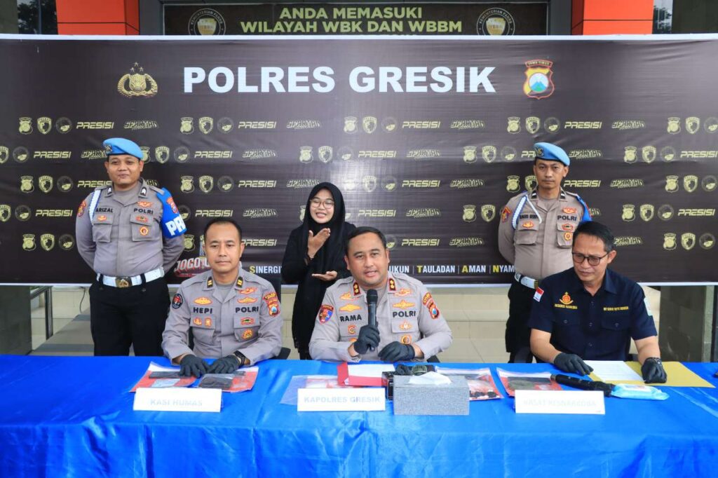 Polres Gresik Bongkar Jaringan Sabu Antar Kota, Empat Pengedar Ditangkap