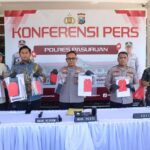 Polres Pasuruan Bongkar Tambang Andesit Ilegal, Lima Tersangka Diamankan
