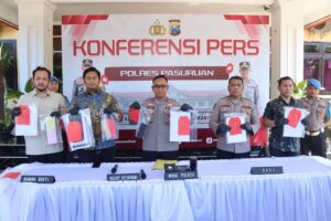 Polres Pasuruan Bongkar Tambang Andesit Ilegal, Lima Tersangka Diamankan