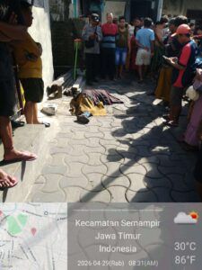 Pagi Mencekam di Semampir, Pria Ditemukan Tewas Bersimbah Darah