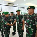 Wadan Pusterad Pimpin Laporan Korps Kenaikan Pangkat Prajurit Pusterad