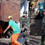Bentuk Kepedulian Kodim 0507/Bekasi Bersama Tiga Pilar Bantu Warga Terdampak Kebakaran SPBE Cimuning