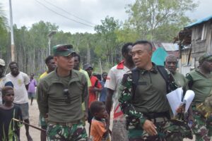 Dandim 1710/Mimika Tinjau Rencana Lokasi Sasaran TMMD Ke-128 TA 2026 di Distrik Mimika Tengah