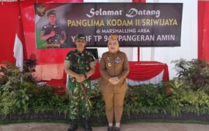 Bupati Musi Rawas Sambut Kunjungan Kerja Pangdam II Sriwijaya