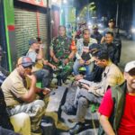 Ciptakan Rasa Aman, Koramil Cakung Gelar Patroli/Siskamling Keliling Bersama Komduk
