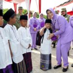 Ketua Umum Dharma Pertiwi Pimpin Kegiatan Bakti Sosial di Bekasi