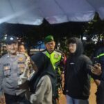 Patroli Bersama Koramil 03/Teluk Pucung dan Linmas, Jamin Keamanan Wilayah Tetap Kondusif