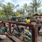 Pembangunan Rumah Terus Digenjot, Satgas TMMD Kodim 1710/Mimika Kejar Target Penyelesaian