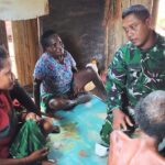 Tim Kesehatan Satgas TMMD Gerak Cepat Layani Warga Yang Sakit