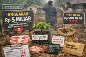 Anggaran Rp 5 Miliar Digelontorkan, Warga Cuma Dapat Segelintir Bibit ?