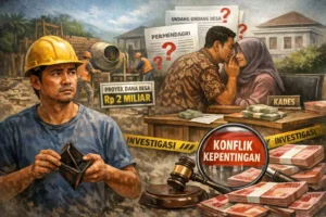 Upah Tak Cair, Proyek Rp 2 Miliar Diduga Dikuasai Suami Kades