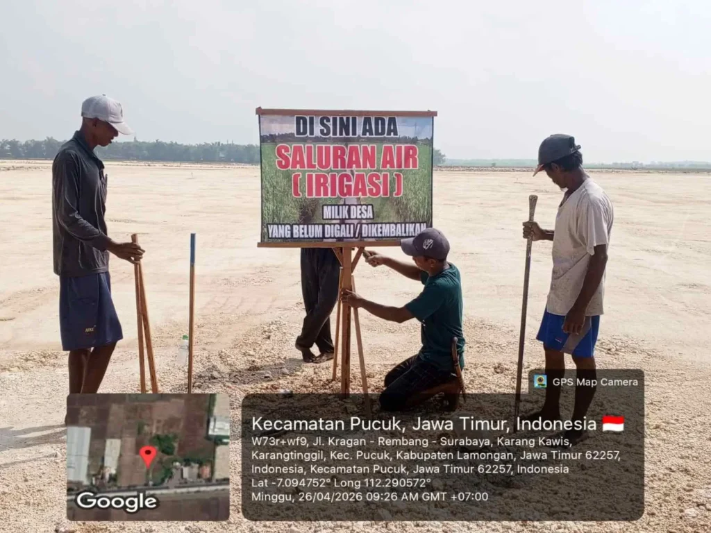 Konflik Petani Waruwetan Lamongan Vs PT NTP Memanas, Pemdes Lapor Kejati Jatim
