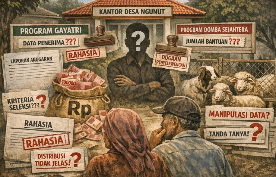 Gayatri dan Domba Sejahtera Disoal: Warga Ngunut Curiga Data Disembunyikan