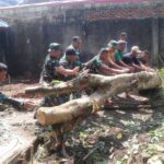 Gotong Royong Penuh Semangat, Korem 051/Wkt dan Warga Bersatu Renovasi Panti Asuhan di Sawangan