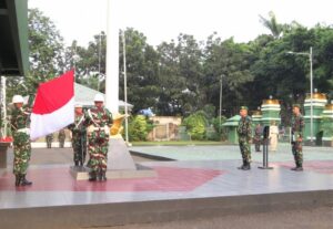 Kodim 0505/JT Gelar Upacara 17-an, Tegaskan Profesionalisme Prajurit