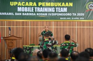 Pusterad Gelar Mobile Training Team TA 2026 di Magelang
