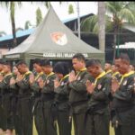 Ujian Kenaikan Tingkat sabuk hitam PSM prajurit Jajaran Kodam Jaya di Korem 051/WKT