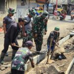 Satgas TMMD Ke-128 Kodim 0507/Bekasi Kebut Pembangunan Drainase U-Ditch di Jatirangga