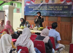 Bangun Kesadaran Masyarakat, Program Non Fisik TMMD Ke-128 Kodim 0507/Bekasi Diserbu Antusias Warga