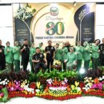 Danpusterad Bersama Ketua Persit KCK Pusterad Hadiri Peringatan HUT ke-80 Persit KCK