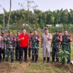 Peringati Hari Bumi, Koramil 02/Penjaringan Bersama 3 Pilar Tanam 1.000 Pohon Buah