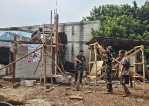 Kerja Keras Satgas TMMD Ke-128 Kodim 0507/Bekasi Buahkan Progres Nyata di Pembangunan Rutilahu dan Drainase