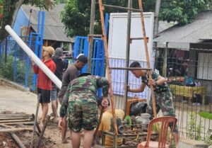 Sumur Bor TMMD Ke-128 Kodim 0507/Bekasi, Solusi Nyata Kebutuhan Air Bersih Warga