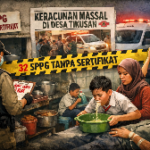 Keracunan di Tikusan Bongkar 32 SPPG Diduga Tanpa Sertifikat