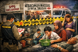 Keracunan di Tikusan Bongkar 32 SPPG Diduga Tanpa Sertifikat