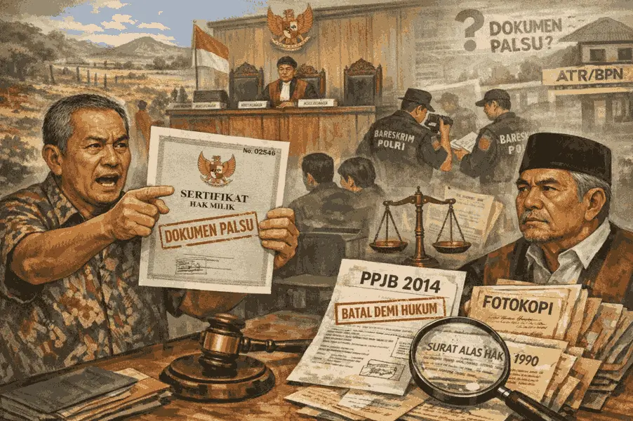 Sidang Sengketa Tanah Kerangan, Saksi Fakta Tuding Gugatan Penggugat ‘Abal-abal’