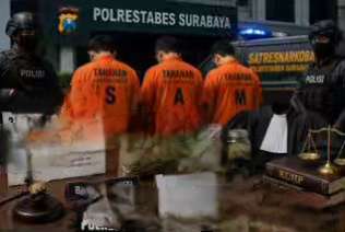 Polrestabes Surabaya mengamankan tiga pria di hotel usai laporan masyarakat. Hasil tes urine negatif, polisi tegaskan prosedur hukum tetap dijunjung tinggi.