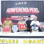 Polres Ngawi Tangkap Dua Pengedar Sabu, Barang Bukti Capai 223 Gram