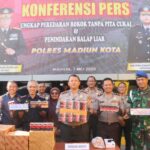 Polres Madiun Kota dan Bea Cukai Gagalkan Peredaran 3,1 Juta Batang Rokok Ilegal
