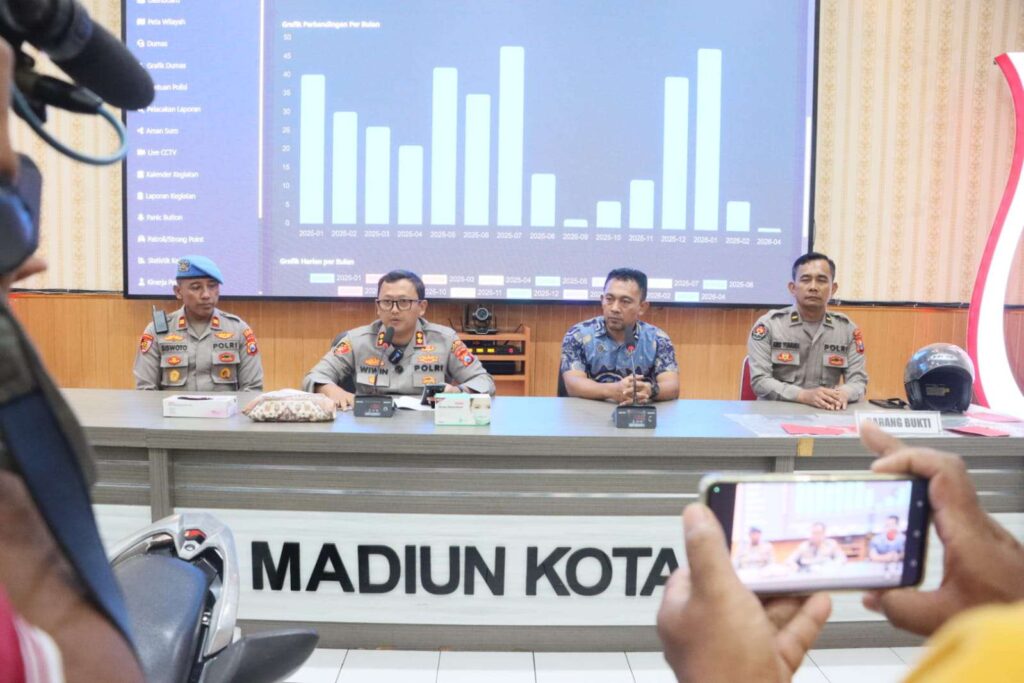 Polres Madiun Kota Ungkap Dua Kasus Curanmor, Pelaku Motor dan Mobil Curian Ditangkap